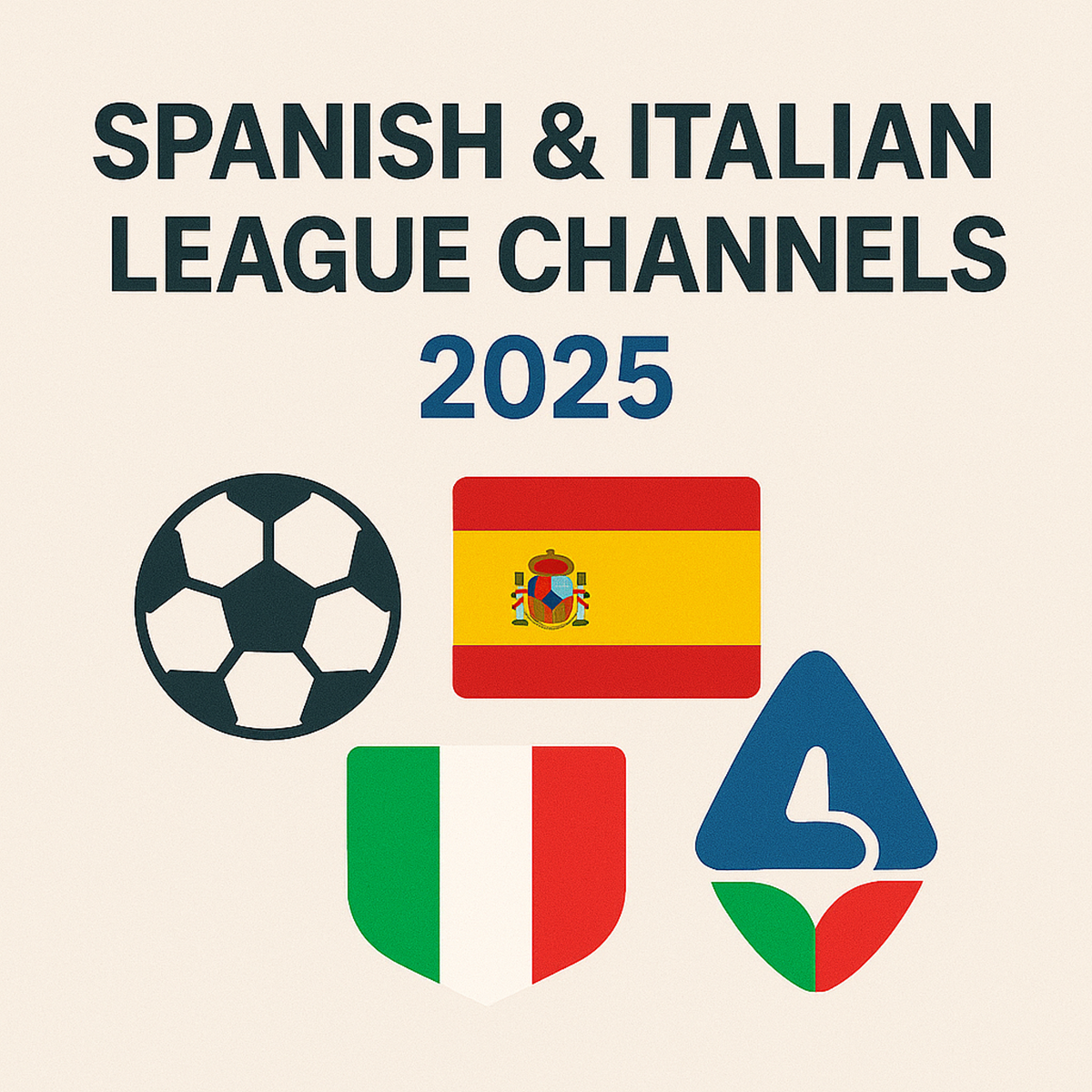 القنوات الناقلة للدوري الإسباني والإيطالي 2025 وتردداتها على الأقمار