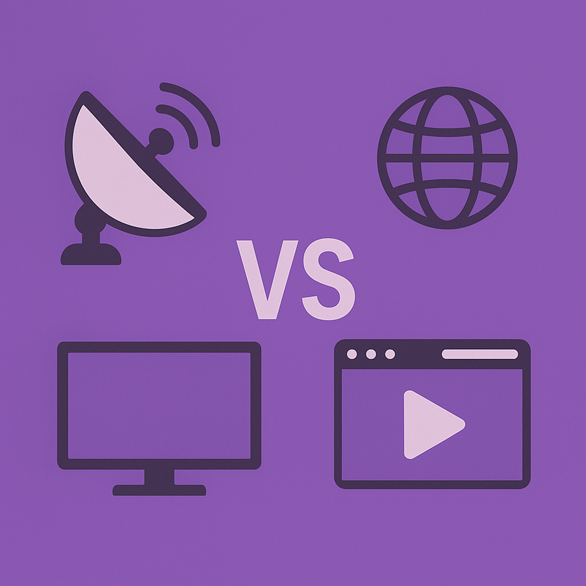 اتجاه البث الفضائي مقابل البث عبر الإنترنت 2026