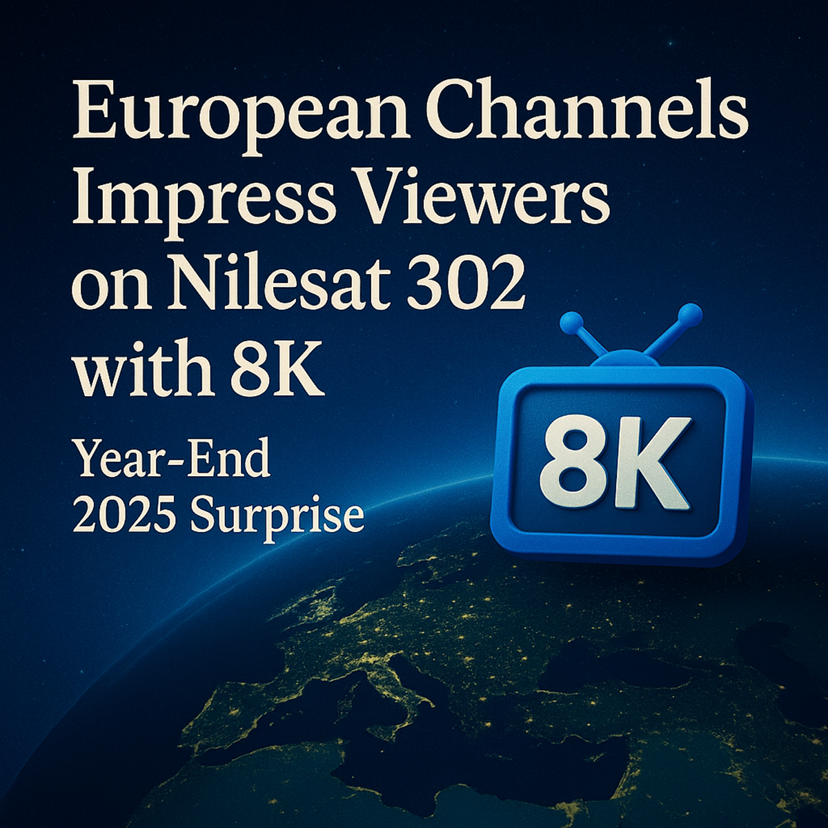 قنوات أوروبية تبهر المشاهدين على نايل سات بدقة 8K