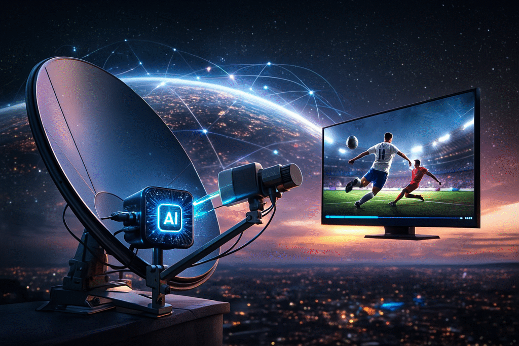 القنوات الرياضية تتجه للبث الفضائي المدعوم بالذكاء الصناعي