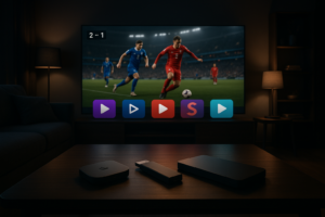 أقوى 10 منصات لبث المباريات في 2026 (قانونية 100%)