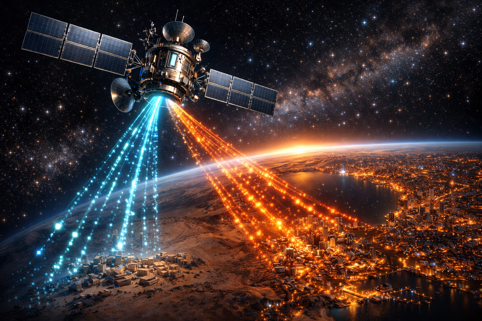 كيف تحصل على إنترنت عبر الأقمار الصناعية بسرعة مذهلة