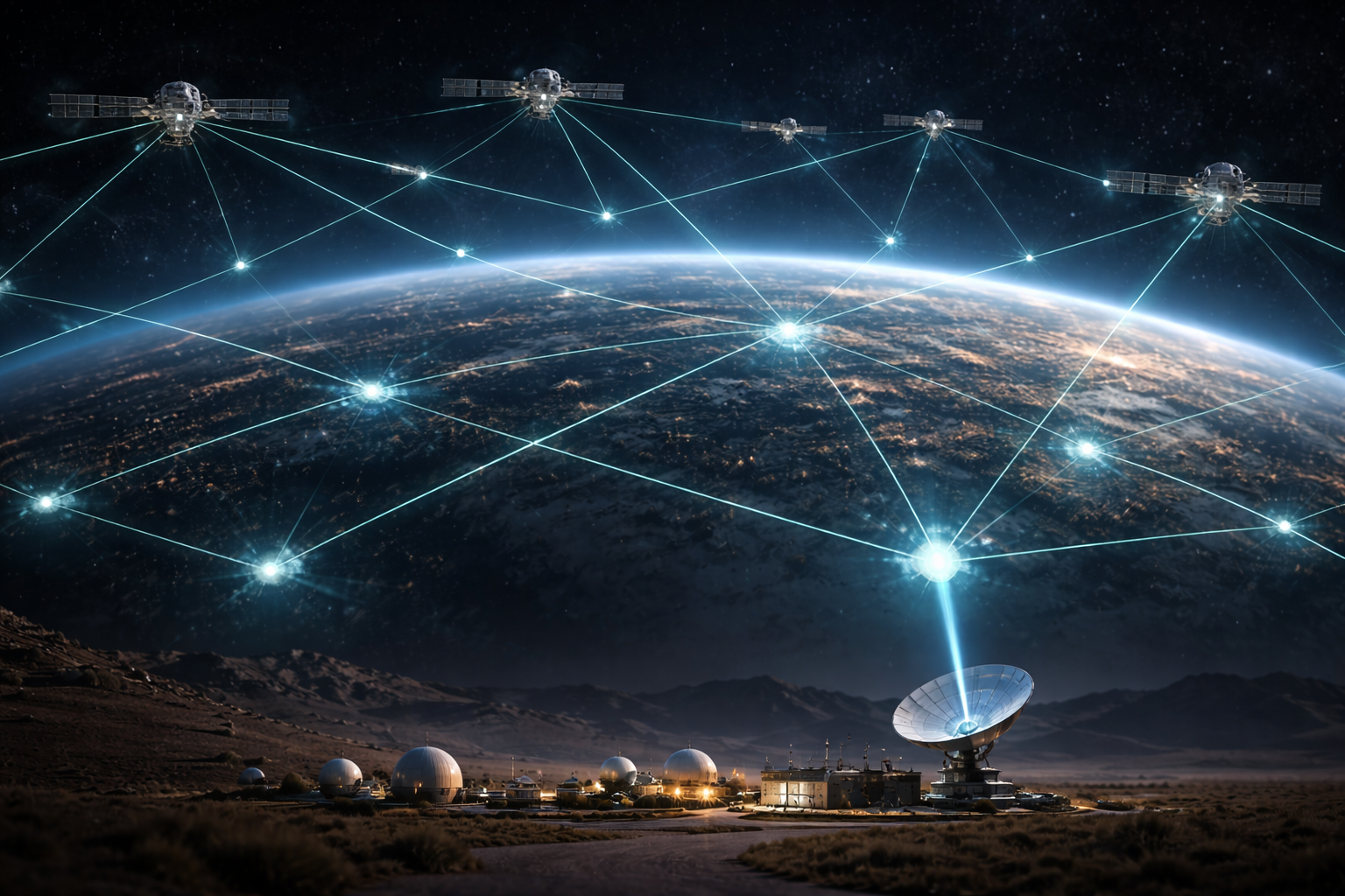 الأقمار الصناعية الذكية وكيف تدير الإنترنت حول العالم في 2026