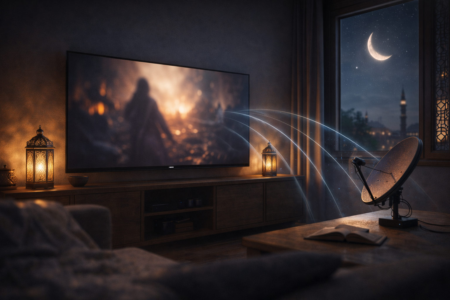 خريطة مشاهدة القنوات والمسلسلات الترفيهية في رمضان 2026 على شاشة التلفزيون