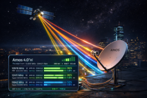 ترددات قمر أموس المفتوحة 2026 وطريقة استقبالها بسهولة