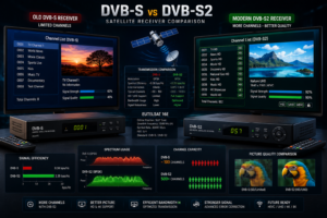 الفرق بين DVB-S و DVB-S2 بطريقة بسيطة ولماذا لا تعمل بعض القنوات على جهازك