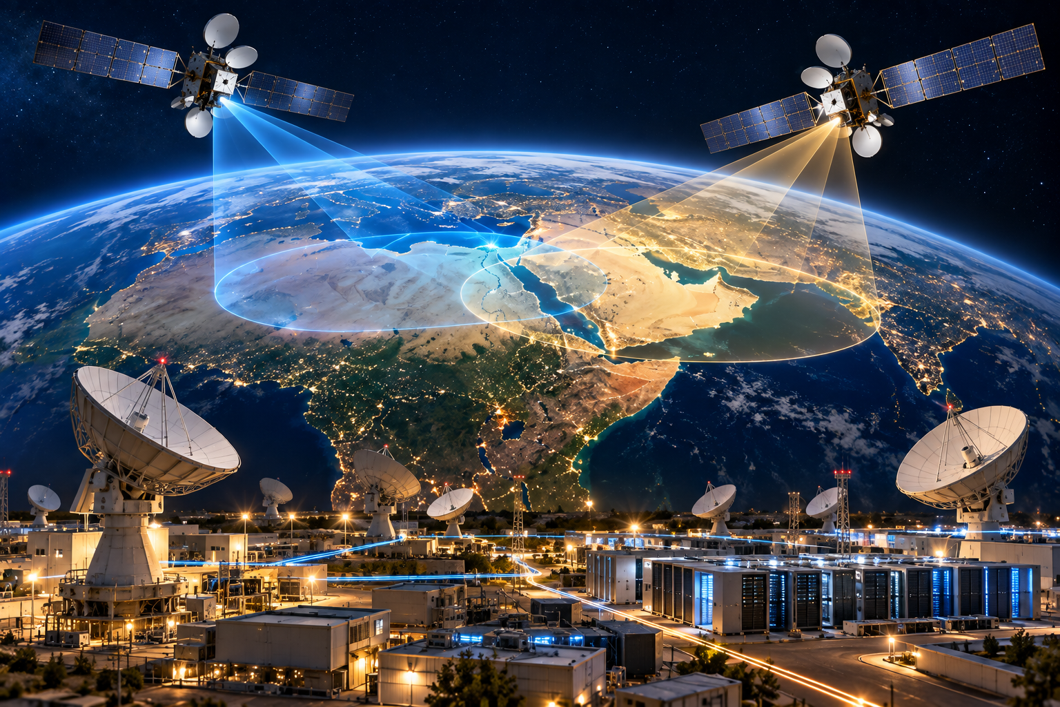 تعاون نايل سات وعرب سات في خدمات الأقمار الصناعية والاتصالات الفضائية